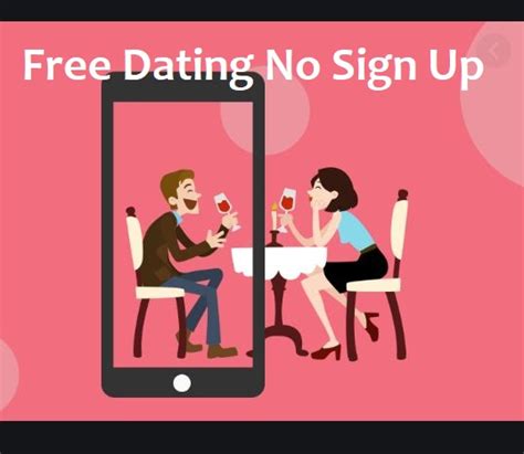 dating websites you dont have sign up